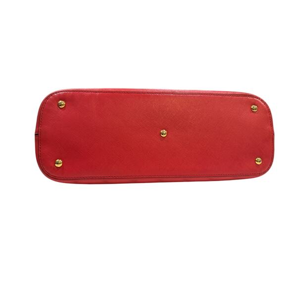 MCM Orange Saffiano Leather Tote – Gold Hardware – AUTHENTIC w/ Certificate - Picture 9 of 12